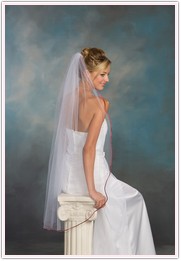Knee Length Veils