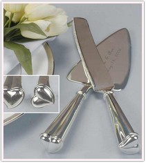 Love Wedding Cake Server Set