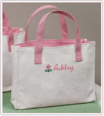 Flower Girl Personalized Tote Bag