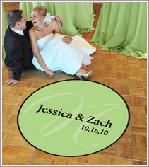 Personalized Dance Floor Decal ~ Elegance