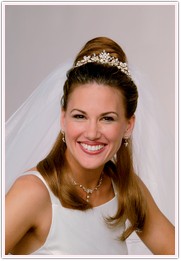 Starburst Bridal Tiara Gold or Silver