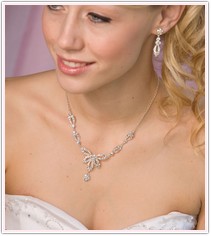 Dazzling Drop Necklace & Earrings Set