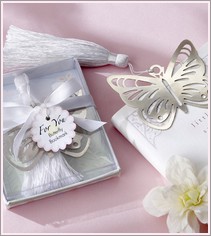 Butterfly Silver-Metal Bookmark