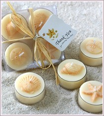 Seaside Tea light Candle Set