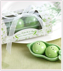 Two Peas in a Pod Salt & Pepper Shakers