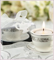 Teacup Party Favor and Tealight Candle