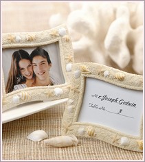 Beach Place Card Holder Guest Favor Frame