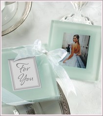 Forever Photo Frosted Glass Coasters