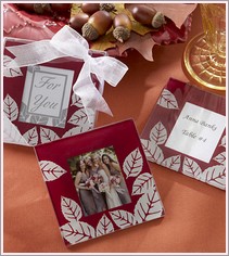 Fall Glass Photo Coasters