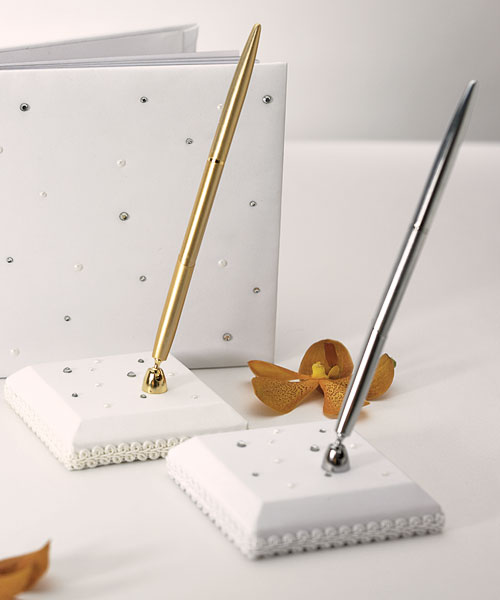 Pearls and Crystals Collection Pen Set - Click Image to Close