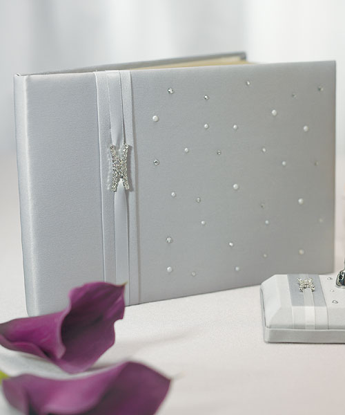 Platinum Wedding Collection Guest Book - Click Image to Close