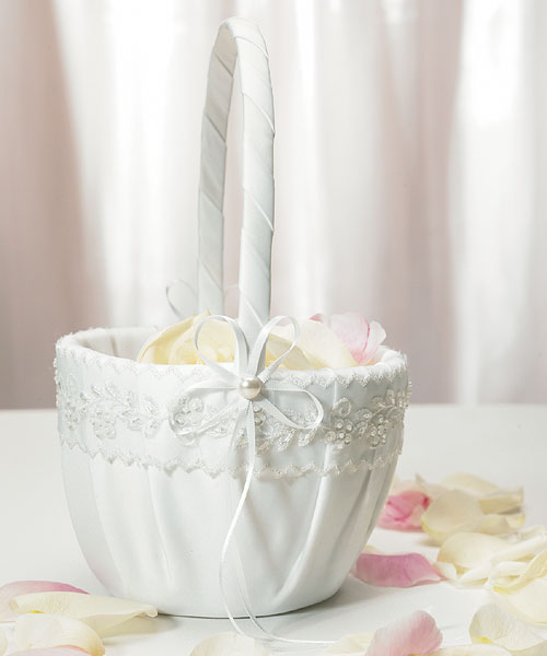 Sweet Art Collection Flower Girl Basket - Click Image to Close