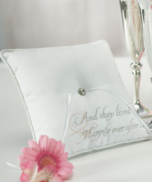 Fairy Tale Dreams Ring Bearer Pillow - Click Image to Close