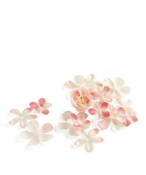 Cherry Blossom Petals Silk - Click Image to Close