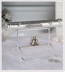 Marriage Certificate Stands