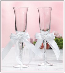 Beautiful Beads Toasting Glasses