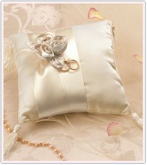 Blush Ivory Collection Ring Pillow
