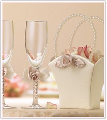 Blush Ivory Collection Toasting Glasses