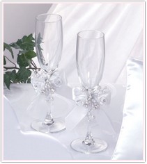 Pearl Garden Collection Toasting Glasses
