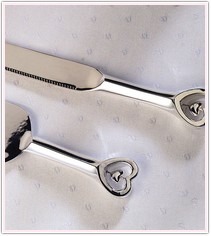 Heart-in-Heart Cake Service Set
