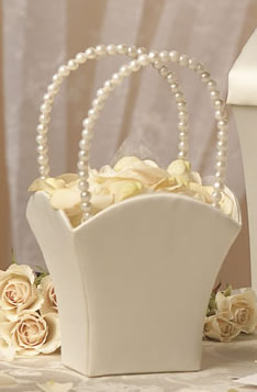 Satin Simplicity Flower Girl Basket