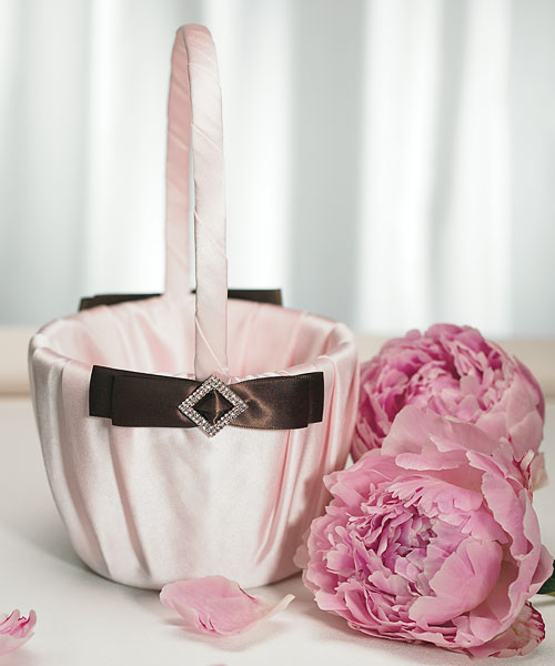 Chocolate & Strawberry Cream Flower Girl Basket