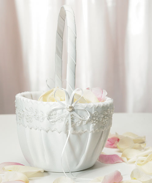 Sweet Art Collection Flower Girl Basket