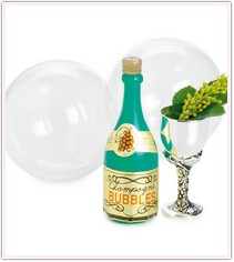 Champagne Bottle Bubbles