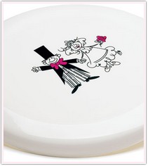 Bride & Groom Frisbee