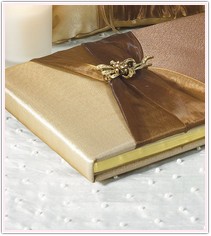 Bronze Elegance Collection Traditional Guest Book