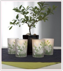 Botanical Garden Votive Candle Holders