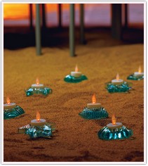 Sea Animal Glass Candle Holders