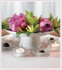 Frosted Glass Heart Candle Holders