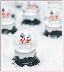 Winter Snowglobe Favors