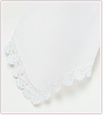 Crocheted Border Handkerchief