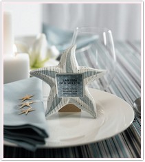 Starfish Favor Place Card Frame