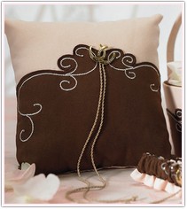 Romantic Vintage Western Collection Ring Pillow