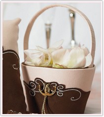 Romantic Vintage Western Collection Flower Girl Basket
