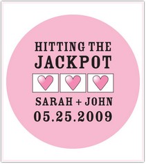 Personalized Jackpot Mini Stickers