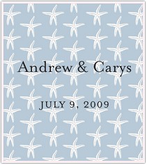 Starfish Favor Place Cards