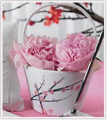 Cherry Blossom Collection Flower Girl Basket